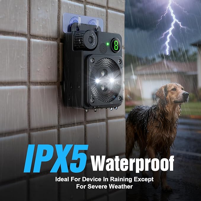 Anti Barking Device for Dogs, Dog Bark Deterrent Devices,3 Modes Ultrasonic Bark Box with Remote Control, Anti Barking Device Long Range 50ft, for Indoor & Outdoor Use (2026 Upgrade)