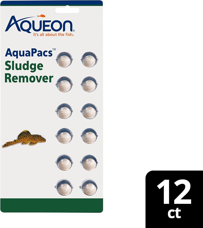 Aqueon AquaPacs Sludge Remover 12 Pack, 10 Gallon