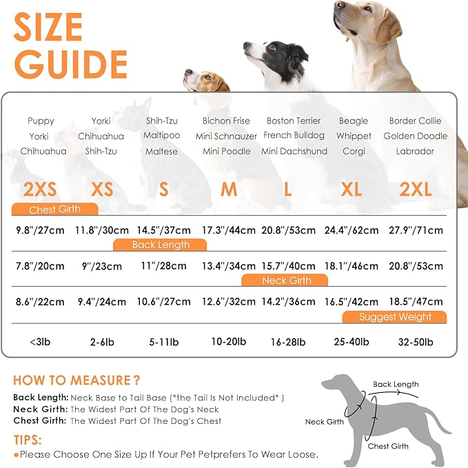 Dog Sweater Dress Plaid Knitwear for Small Medium Dogs Warm Puppy Pet Turtleneck Stretch Pullover Cute Fall Winter Vest Clothes with Leash Hole for Christmas (Orange, L)