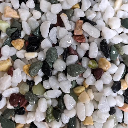 500G/ 1.1LB Succulent Rocks, 0.3-0.8Inch Horticultural Grit for Indoor Plant Decoration, Natural River Stones for Cactus, Decorative Gravel for Landscaping, Aquariums, Bonsai, Vases Fillers(Mixed)