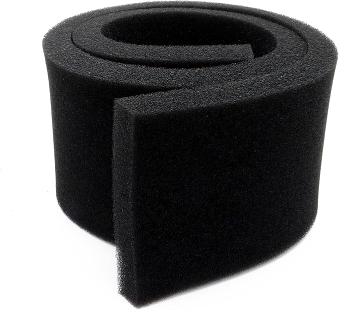Aquarium Filter Sponge Pad Cut-to-Size Foam, 39" x 4.72" x 0.78" - 60PPI | Bio Sponge Filter Media, For Fish Tank, Pond Filter