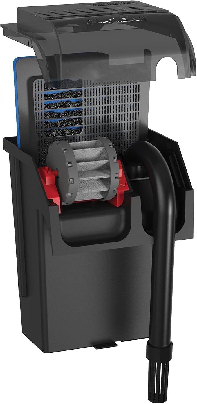 Marineland Bio-Wheel Penguin 75 GPH Power Aquarium Filter, Ultra-Quiet Hang-On-Back Fish Tank Filter with Multi-Stage Filtration for Aquariums Up to 10 Gallons