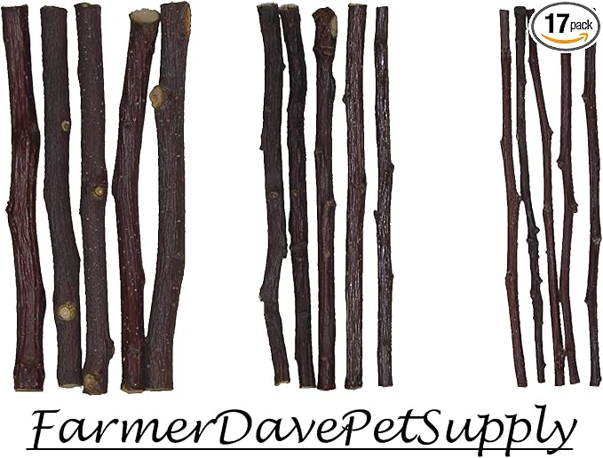 Apple Wood CHEW Stick Sampler for Small Animals