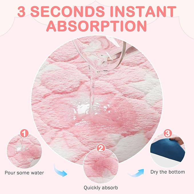 Homimp 2 Pack Guinea Pig Bed, Waterproof Reusable Small Animal Bed,Super Absorbent Pee Pad Mat for Rabbit Bunny Hamster Rat Hedgehog Chinchilla,Washable Fleece Cage Liners 12"x12"