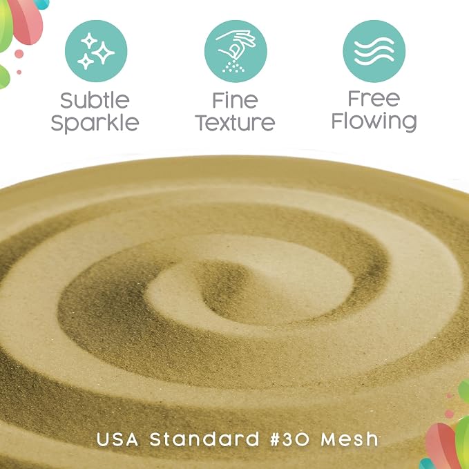 Hazelnut Unity Sand, 1 LB (16 oz), Beige Colored Sand for Weddings, Vase Filler, Home Décor, Crafts, Terrariums, and More