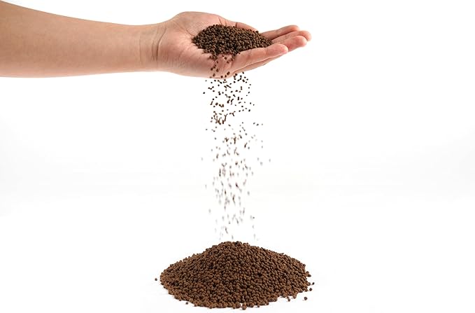 LANDEN Aqua Soil Substrate 5L(10lbs) for Natural Planted Aquarium, Plant or Shrimp Stratum, Clay Gravel and Stable Porous Substrate for Freshwater Aquarium, Brown Color