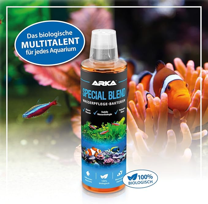 Microbe-Lift Special Blend Aquarium Water Care Treatment, Cleaner & Clarifier for Fresh and Saltwater Fish Tanks, Reduces Maintenance & Helps with Aquarium Algae Control and Odor, 1 Gallon (SBHG1)