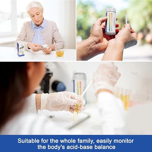 pH Test Strips 4.5-9,200 Litmus Paper pH Strips for Urine & Saliva - pH Balance Test Strips for Accurate Body pH Testing, Health Monitoring, and Wellness Management, Fast & Reliable Measurement