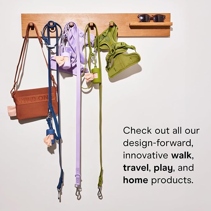 Wild One Treat Pouch, Fanny Pack or Cross-Body Bag, Made from Recycled Knit, Poop Bag Dispenser