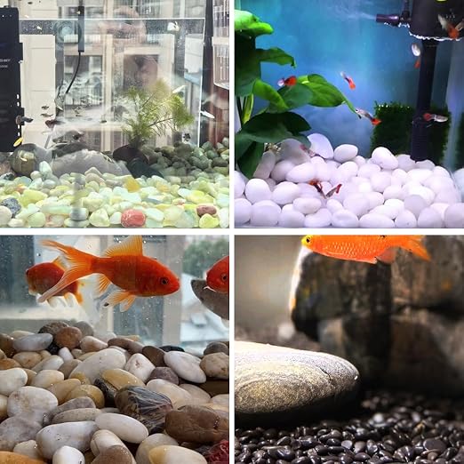 10lbs Jade River Rocks, 2-3 Inch Natural Pebbles for Indoor Plants | High Polished Outdoor Decorative Stones Vase Filler Fish Tank Aquariums Landscaping Garden Outdoor and Indoor DIY