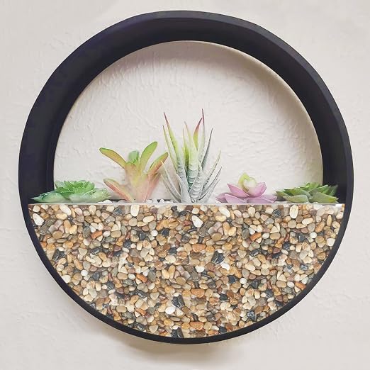 GASPRO 5 lb Decorative Pebbles for Plants, 3/8 Inch Mixed Color Rocks, Small Stones for Indoor Planters, Succulents & Vase Filler, Pea Gravel for Aquariums