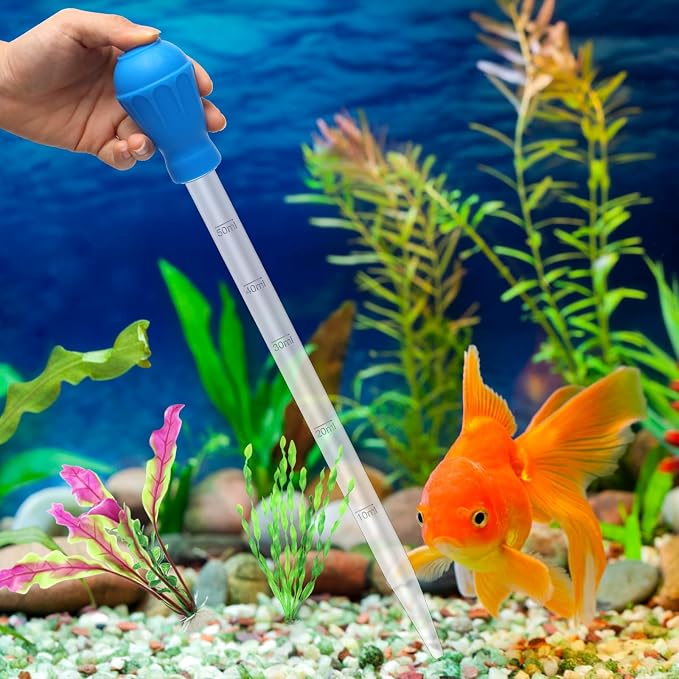 5In1 Aquarium Coral Feeder Kit, Droppers, Straight/Curved Tweezers, Black | Coral Feeder Kit 60ml And 30ml Droppers, Extender Pipe, Straight And Curved Tweezers, For Reef Feeding And Aquarium Cleaning