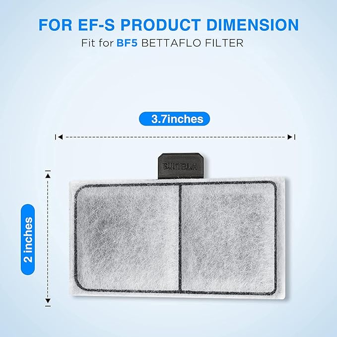 HiTauing 8 Pack EF-S Filter Cartridges for EF-S Element and BF5 BETTAFLO