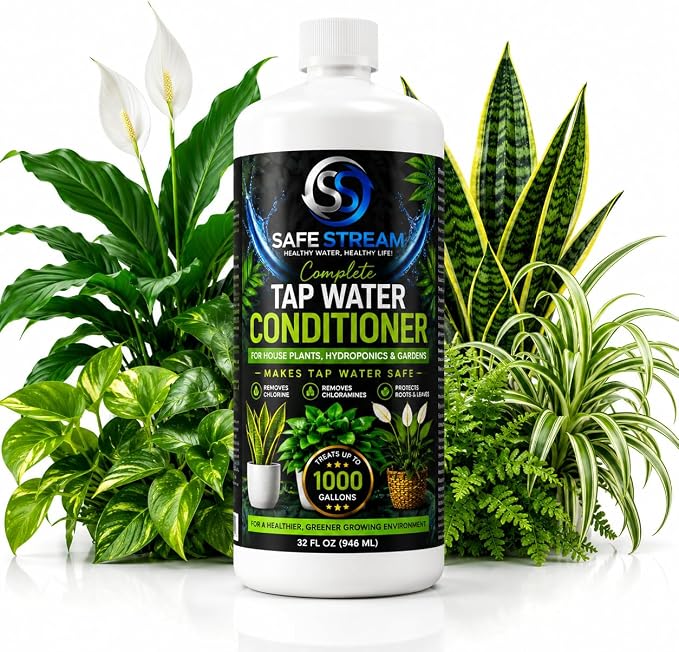 Complete Plant Dechlorinator & Tap Water Conditioner – Removes Chlorine & Chloramine for Hydroponics, House Plants and Organic Gardening - Treats up to 1000 Gallons