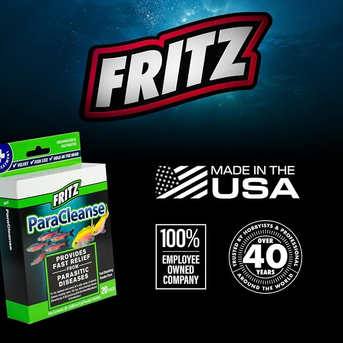 Fritz Aquatics ParaCleanse Provides Fast Relief from Parasitic Diseases (20-Count)