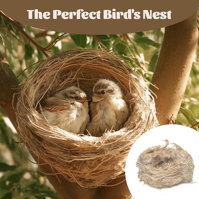 1.4 OZ/40g Bird Nesting Material,Natural Blend Hummingbird Nesting Material Parakeet Nesting Materials Nesting Material for Wild Birds Nesting Material for Canaries,Parrots