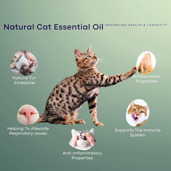 Natural Collar Anti Anxiety for Cats, Calming Collar for Indoor Cats, Stress and Anxiety Relief, Breakaway, Vet-Approved with Essential Oils (Lavender)