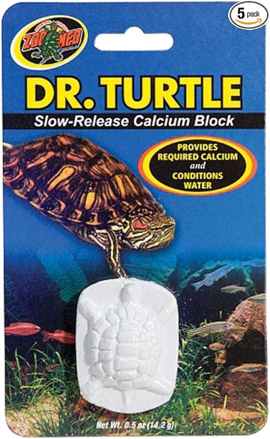 Zoo Med Dr.Turtle Slow-Release Calcium Block (Pack of 5)