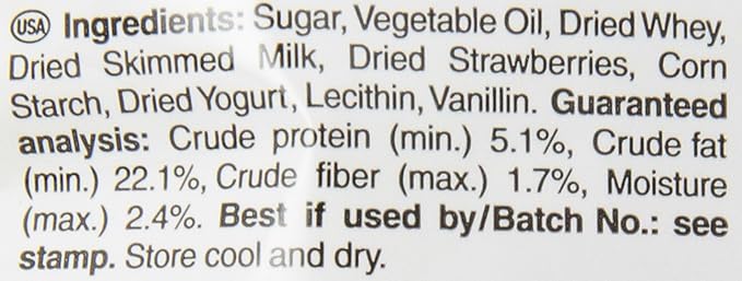 Vitakraft Hamster Strawberry Drops Treats 5.3 oz - Wholesome Small Animal Snacks with Yogurt and Fruit Flavor - Tasty Reward for Hamsters Gerbils and Other Little Pets,(Pack of 2)