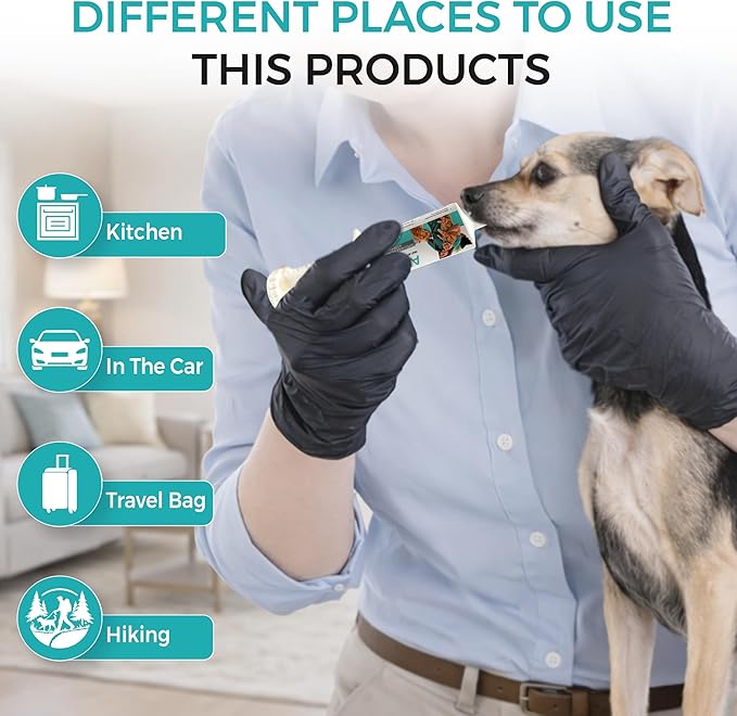 (60ml) Activated Charcoal for Dogs & Cats - Emergency Poisoning Aid Paste | Veterinary-Grade Digestive Aid for Toxin Binding, & Upset Stomach | Fast Acting Pet First Aid Kit - Pets Up to 80 lb