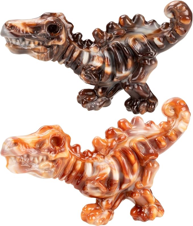 2 Pack Indestructible Dog Chew Toys for Aggressive Chewers: Ultra-Dense Nylon, Bacon Flavor Chew Bones, Heavy Duty Tough Toys for Large Dogs 20-90 lbs, Long Lasting & Keep Them Busy (XL)