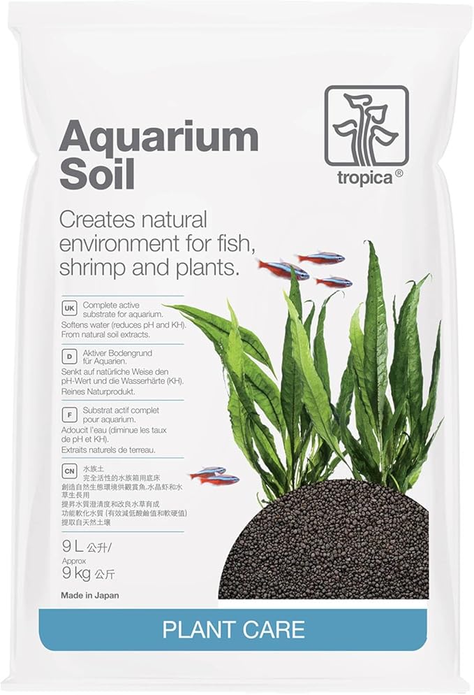 Tropica Plant Care Freshwater Planted Aquarium Soil 9 Liter Bag