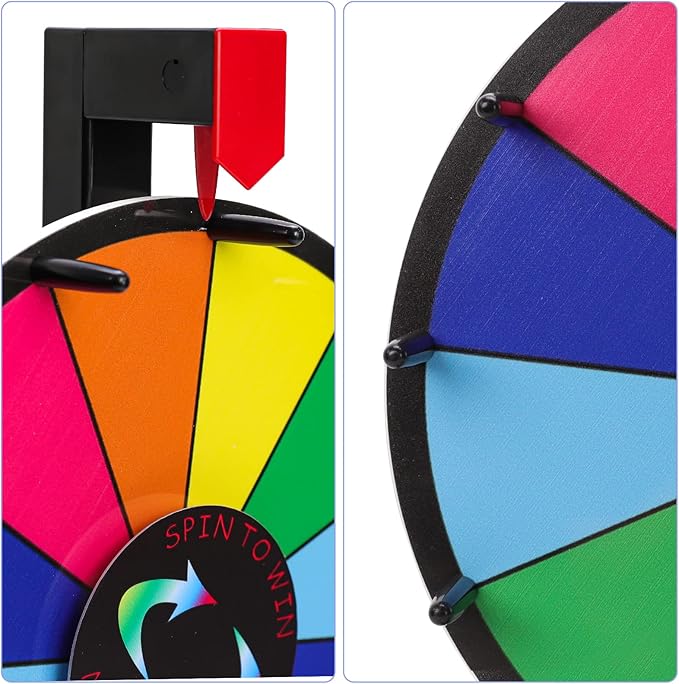 Prize Wheel Pegs & Red Pointer Replacement Part Kit Prize Wheel for Trade Show Carnival Party Pub
