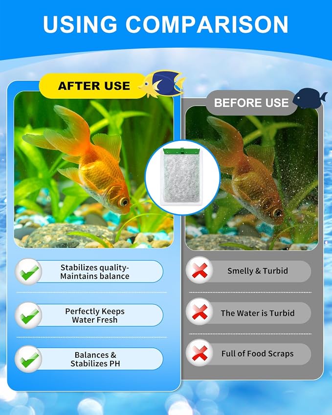 16 Pack 5-Stage Cartridges for Compatible with Tetra Whisper Large | Upgraded Filtration Cartridges for Fish Tank & Aquariums, Compatible with Tetra Whisper 20i 40i IQ20 30 45 60 PF20 30 40 60