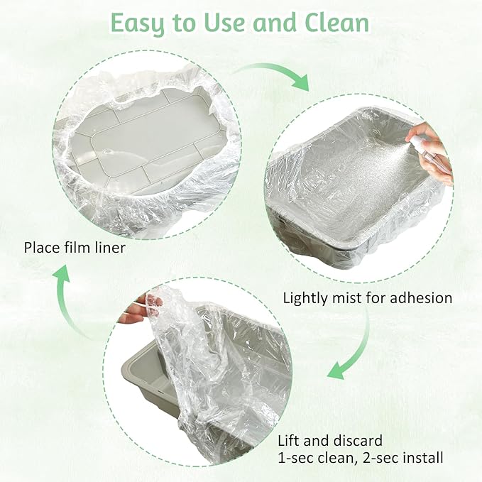 Tfwadmx 50 PCS Disposable Bird Cage Liner Bags 34'' x 22'' Plastic Parakeet Cage Tray Liners Oversized Plastic Tray Covers for Birdcage Parrots Cockatiels
