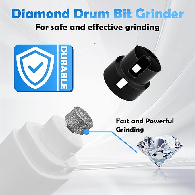 Dog Nail Grinder, Electric Pet Nail Grinder with 2 Speed Digital USB Rechargeable Dog Nail Trimmer Nail Claw Clippers with LED Lighting Quiet Paws Grooming for Large Medium Small Dogs Pet