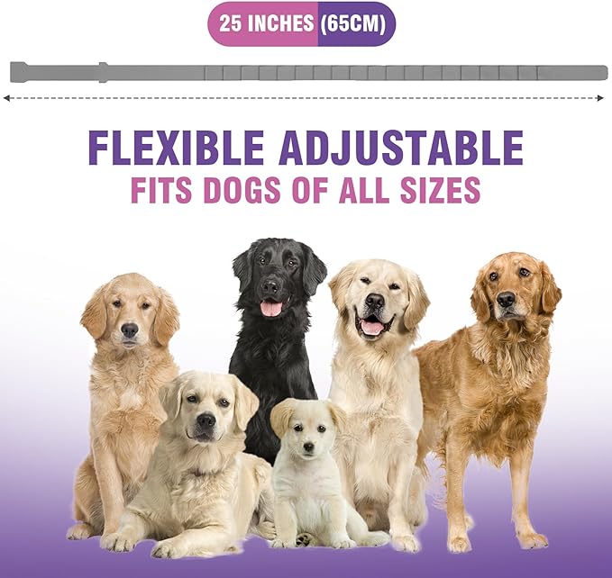 Tcllka Calming Collar for Dogs 4 Packs Dog Pheromone Calm Collars Relief Anxiety Stress Separation Lasts 60 Days