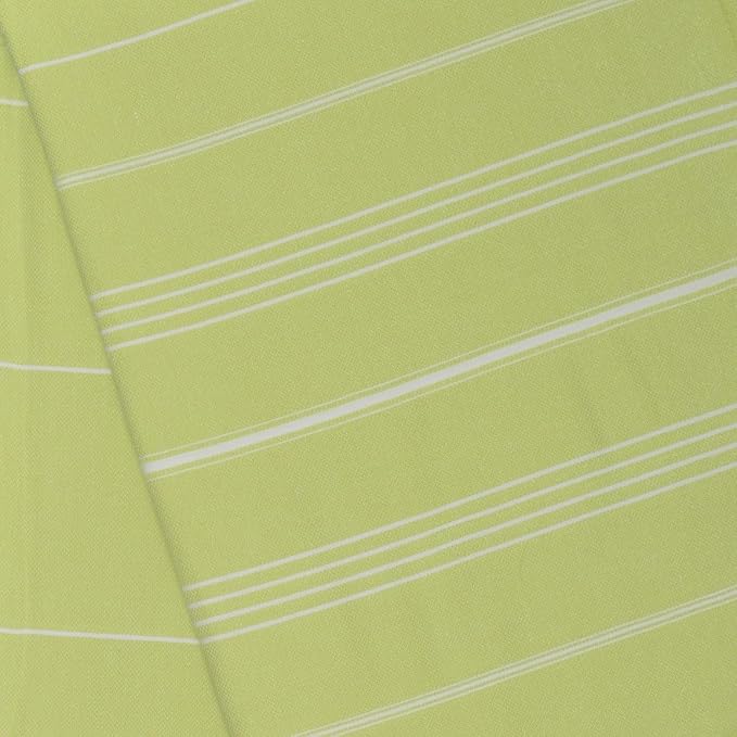 Bersuse Towels Anatolia XL Beach Blanket Throw Blanket Turkish Towel 100% Cotton Extra-Large Quick-Dry Lightweight Premium Peshtemal Towel - 61x82 Inches, Pistacho Green (Set of 3)