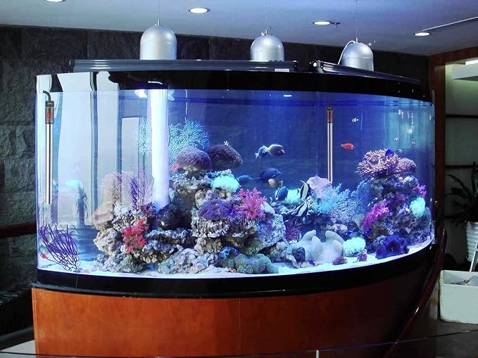 Aquarium Heater, 500W Submersible Fish Tank Heater Underwater Turtle Water Warmer for 40-90 Gallon Tank with with Intelligent LED Temperature Display and External Temperature Controller