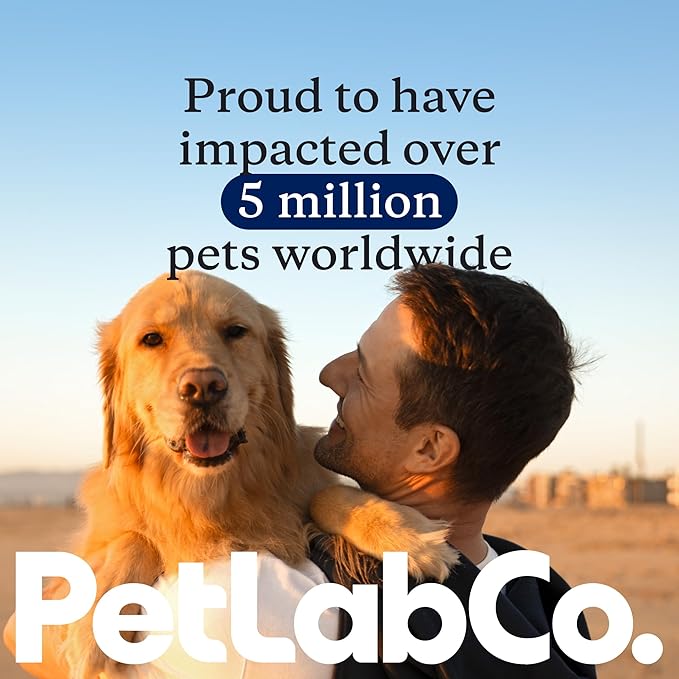 PetLab Co. Paw Balm - Moisturizing Dog Paw Care for Dry Cracked Pads, Supports and Softens Skin, Easy-to-Apply Wax, 2.4 Ounce