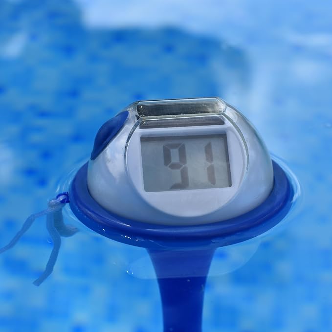 GAME Pool Thermometer- Large Display, Easy to Read, Shatter Resistant Casing, for Outdoor and Indoor Swimming Pools, Spas, Hot tubs and Aquariums