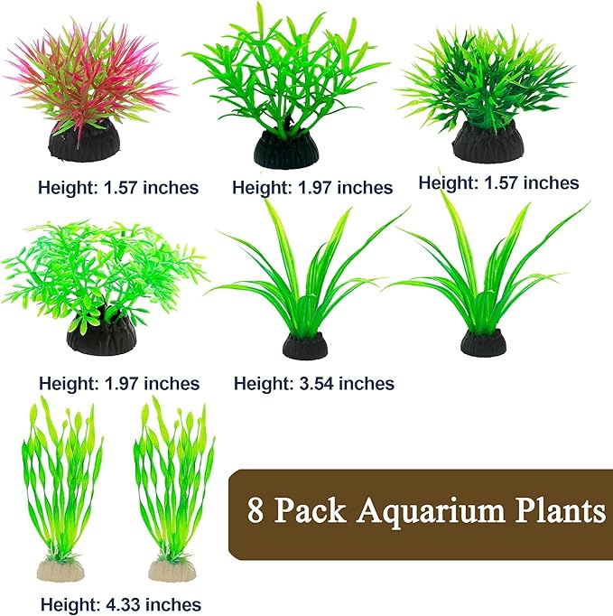 Natural Driftwood Decor for Aquarium Decorations Reptile Tank Accessories, Assorted Wood Branches Decorations on Reptile Fish Tank 2-10" 2 Pcs/4 Pcs/ 5 Pcs/ 6 Pcs (Pack of 6 (2 to 4 Inch))