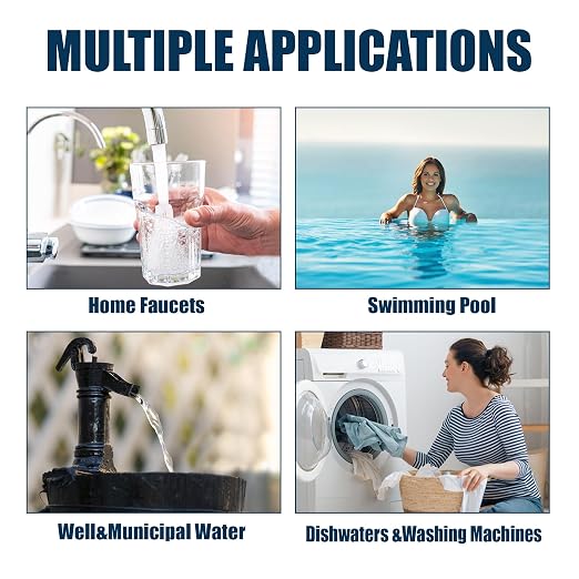 Water Hardness Test Kit-150 Strips Water Quality Testing 0-425 ppm | for Drinking/Well Water, Softener,Hard, Dishwasher,Pool,Spa