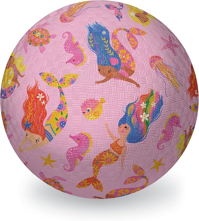 CROCODILE CREEK Mermaid 5 Playground Ball, 1 EA