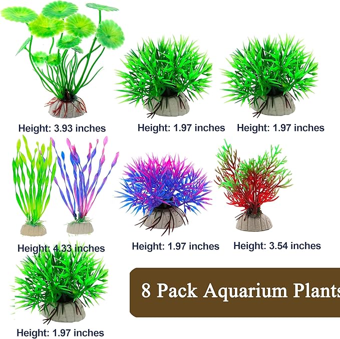 Natural Driftwood Decor for Aquarium Decorations Reptile Tank Accessories, Assorted Wood Branches Decorations on Reptile Fish Tank 2-10" 2 Pcs/4 Pcs/ 5 Pcs/ 6 Pcs (Pack of 2 (7.5 to 10 Inch))