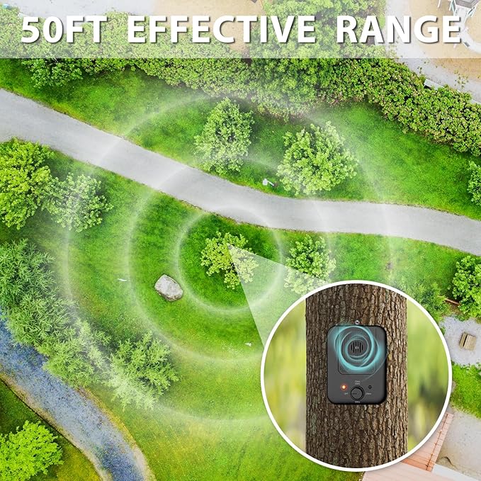 Anti Barking Device for Dogs, Ultrasonic Dog Barking Deterrent Devices, Rechargeable Dog Barking Control Device, Barking Dog Silencer, Bark Box Stop Neighbors Dog from Barking (Black)