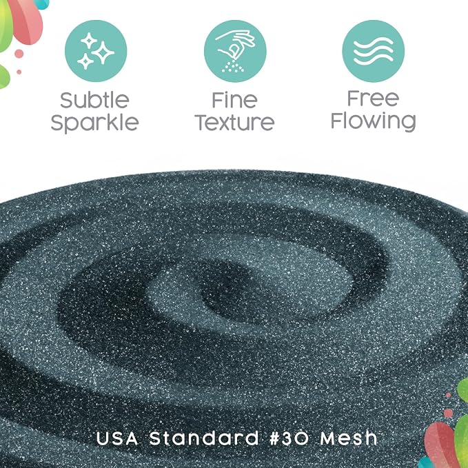 Peacock Unity Sand, 1 LB (16 oz), Dark Blue Colored Sand for Weddings, Vase Filler, Home Décor, Crafts, Terrariums, and More