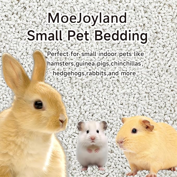 Rabbit Bedding Guinea Pig Bedding : Odor Control & Moisture Absorbent Natural Paper Pellet Bedding - for Small Animal Guinea Pigs, Rabbits,Hamsters (Colourful, 2.2 lb)