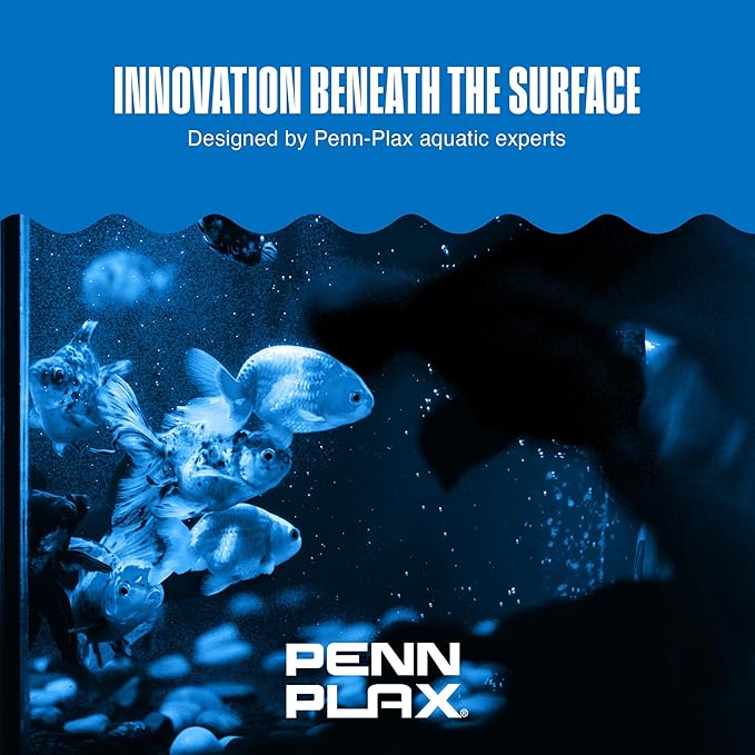 Penn-Plax Cascade 300 Power Filter Replacement Bio Sponge, 2 Pack -Durable Aquarium Filter Media Compatible with Cascade Power Filters -Improves Water Flow & Filtration Efficiency -Black, 7 x 1 x 5 In