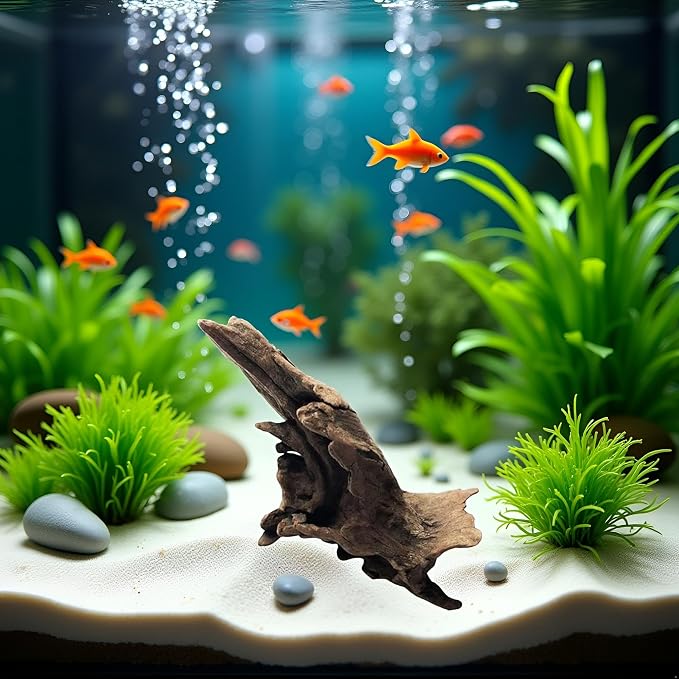 1Pc Landscape Wood Decoration Driftwood Tree Aquarium Fish Tank Plant Stump Ornament Landscap Decor Aquarium Decoration Wood Natural Trunk Random Style Handy and Professional Aquarium Décor(ZS458)