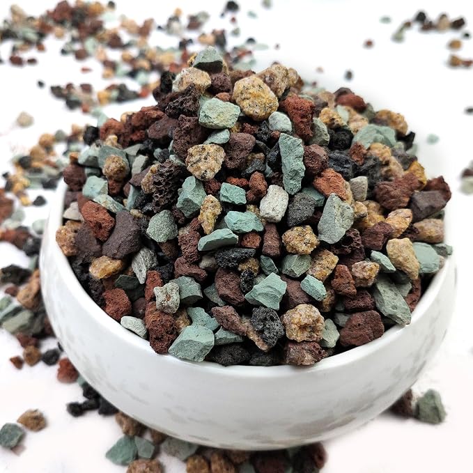 FANTIAN 2 lbs Succulent Potting Mix, 1/4 Inch Rocks Pebbles for Plants | Pumice Gravel Decorative Lava Rocks for Cactus, Bonsai, Orchid, Indoor Plants of Drainage, Ventilation and Root Growth