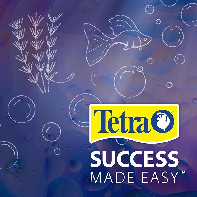 Tetra Crescent STEM 3 Gallon Fish Tank Kit | Aquarium Kit Includes STEM Activity Booklet, White LEDs, 3 Gal Curved Tank, Filter & Cartridge, Test Strips, Thermometer