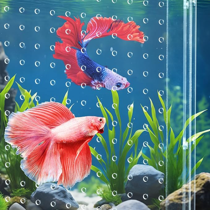 Acrylic Fish Tank Divider,10 Gallon Tank Divider,Adjustment Clear Fish Tank Separator Set with Suction Cups (10gal)