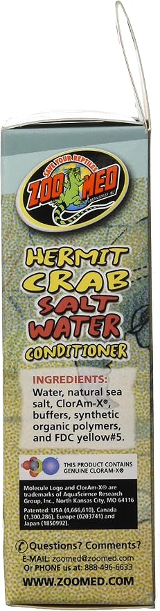 Zoo Med Hermit Crab Salt Water Conditioner