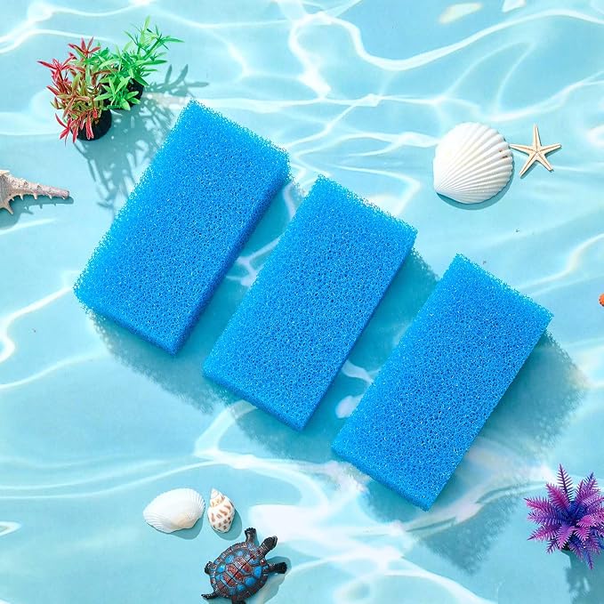 Threlaco 6 Pack Foam Filters Compatible with AquaClear 50 Power Filter, Aquarium Foam Insert, Replacement Sponge Pads for Use in Freshwater & Saltwater Aquarium