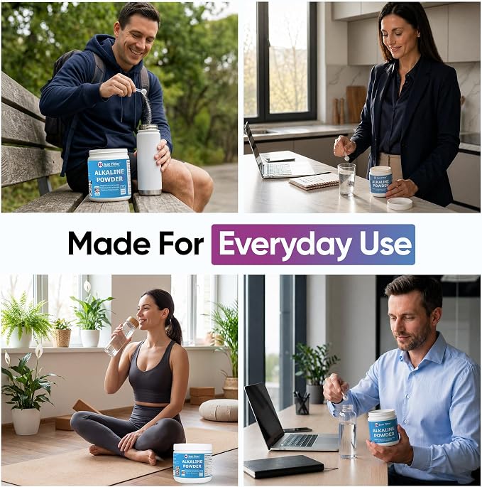 Sodium Bicarbonate Powder Supports pH Balance - Potassium Bicarbonate Slow Release Formula for Better Absorption - Bicarb Potassium Powder Helps Reduce Body Acid - Bicarbonato De Sodio Supplement